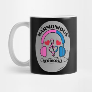 Harmonious Workout music for the gym lovers Mug